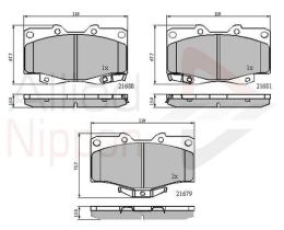 COMLINE ADB3333 - PASTILLAS FRENO
