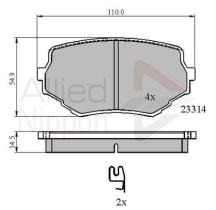 COMLINE ADB3475 - PASTILLAS FRENO