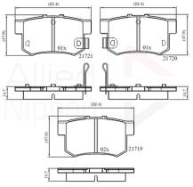 COMLINE ADB36049 - PASTILLAS FRENO