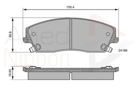 COMLINE ADB36085 - PASTILLAS FRENO