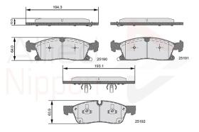 COMLINE ADB36096 - PASTILLAS FRENO