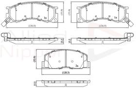 COMLINE ADB3746 - PASTILLAS FRENO