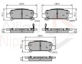 COMLINE ADB3882 - PASTILLAS FRENO