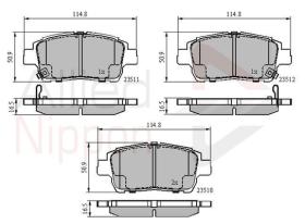 COMLINE ADB3901 - PASTILLAS FRENO