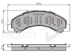 COMLINE ADB3918 - PASTILLAS FRENO