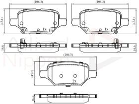 COMLINE ADB32436 - PASTILLAS FRENO