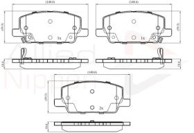 COMLINE ADB32437 - PASTILLAS FRENO