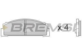 BREMSI BP2003 - B. PADS FIAT, LANCIA, SEAT, FSO