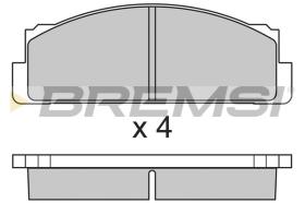 BREMSI BP2004 - B. PADS FIAT, LANCIA, SEAT, INNOCENTI