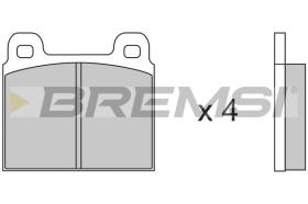 BREMSI BP2011 - B. PADS BMW, FORD, MERCEDES-BENZ, OPEL