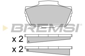 BREMSI BP2030 - B. PADS SAAB