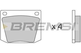 BREMSI BP2031 - B. PADS FORD, MG, WOLSELEY, MORGAN