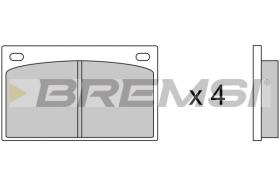 BREMSI BP2035 - B. PADS LANCIA, MITSUBISHI, VOLVO