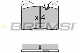 BREMSI BP2043 - B. PADS BMW