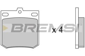 BREMSI BP2049 - B. PADS TOYOTA, MAZDA