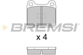 BREMSI BP2054 - B. PADS VW, AUDI