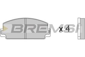 BREMSI BP2077 - B. PADS TOYOTA