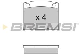 BREMSI BP2095 - B. PADS NISSAN, HONDA