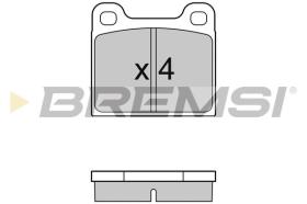 BREMSI BP2096 - B. PADS BMW, OPEL, VW, ALFA ROMEO