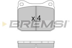 BREMSI BP2097 - B. PADS MERCEDES-BENZ