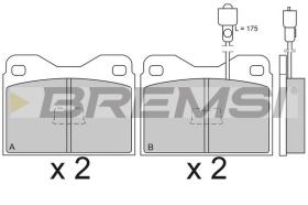 BREMSI BP2098 - B. PADS TALBOT