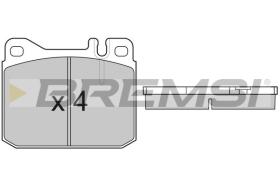 BREMSI BP2108 - B. PADS MERCEDES-BENZ