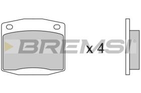 BREMSI BP2116 - B. PADS NISSAN