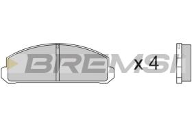 BREMSI BP2123 - B. PADS MAZDA