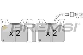 BREMSI BP2129 - B. PADS TALBOT