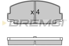 BREMSI BP2137 - B. PADS SUBARU