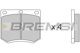 BREMSI BP2139 - B. PADS FORD, TVR, AC, TRIUMPH, ROVER