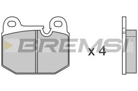 BREMSI BP2144 - B. PADS BMW