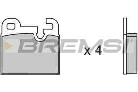 BREMSI BP2145 - B. PADS BMW