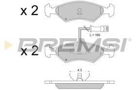 BREMSI BP2163 - B. PADS FORD, PANTHER, FERRARI, TVR