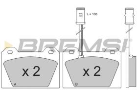 BREMSI BP2164 - B. PADS MG, AUSTIN