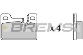 BREMSI BP2185 - B. PADS BMW