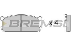 BREMSI BP2192 - B. PADS MITSUBISHI