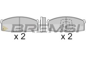 BREMSI BP2199 - B. PADS NISSAN, ASTON MARTIN