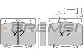 BREMSI BP2205 - B. PADS FORD