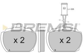 BREMSI BP2207 - B. PADS RELIANT, BEDFORD, ROVER