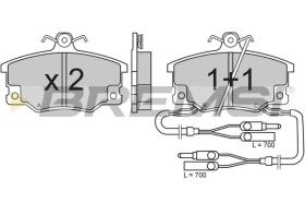 BREMSI BP2210 - B. PADS LANCIA