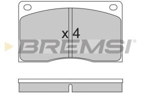 BREMSI BP2213 - B. PADS DAIMLER, ASTON MARTIN, JAGUAR