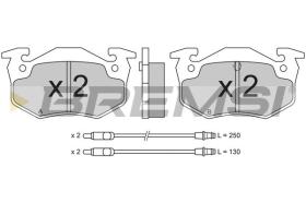 BREMSI BP2216 - B. PADS CITROEN, ALPINE