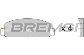 BREMSI BP2218 - B. PADS MAZDA