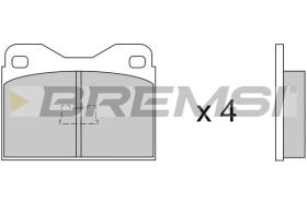 BREMSI BP2219 - B. PADS BMW, VW, AUDI, TALBOT, FERRARI