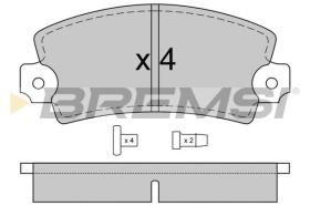 BREMSI BP2220 - B. PADS RENAULT, PEUGEOT, TALBOT