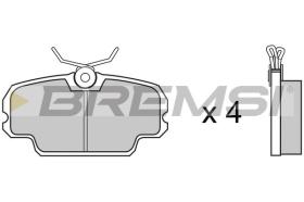 BREMSI BP2226 - B. PADS BMW, MERCEDES-BENZ, SAAB