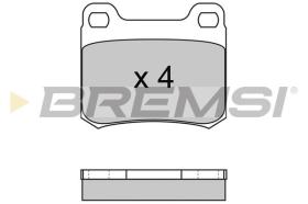 BREMSI BP2227 - B. PADS MERCEDES-BENZ