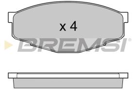 BREMSI BP2232 - B. PADS TOYOTA