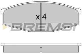 BREMSI BP2234 - B. PADS NISSAN